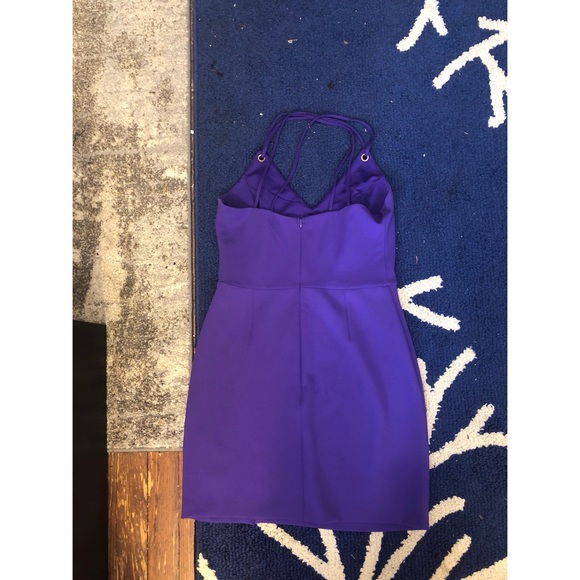 Royal Purple New Look Strappy Bodycon Dress - Picture 3 of 5